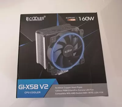 "PCCooler" GI-X5B V2 protsessor sovutgichi (havo) (Mahsulot raqami - 09129)