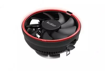 CPU sovutgichi (havo) "PCCooler" E126M qizil (mahsulot raqami 0977)