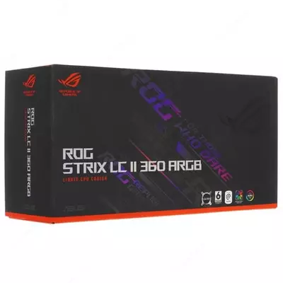 Система жидкостного охлаждения процессора "Asus" Rog Strix LC II 360 ARGB CPU Cooler 90RC00F1-M0UAY4 (Арт. - 09203)
