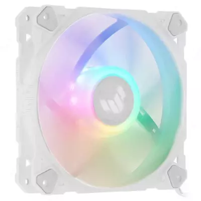 Корпусной вентилятор "Asus" TUF GAMING TF120A1/WT/ARGB / TF120 ARGB / WHITE EDITION / 90DA0033-B09000 (Арт. - 09213)