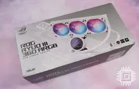  Suyuq protsessor sovutish tizimi Asus ROG Ryuo III 360 Argb WHT 90RC00I2-M0UAY0 (Mahsulot raqami - 09196) Chakana savdo