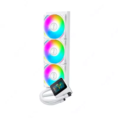 Система жидкостного охлаждения процессора "Huntkey" Elexir V360, LGA1700, White (Арт. - 09274)