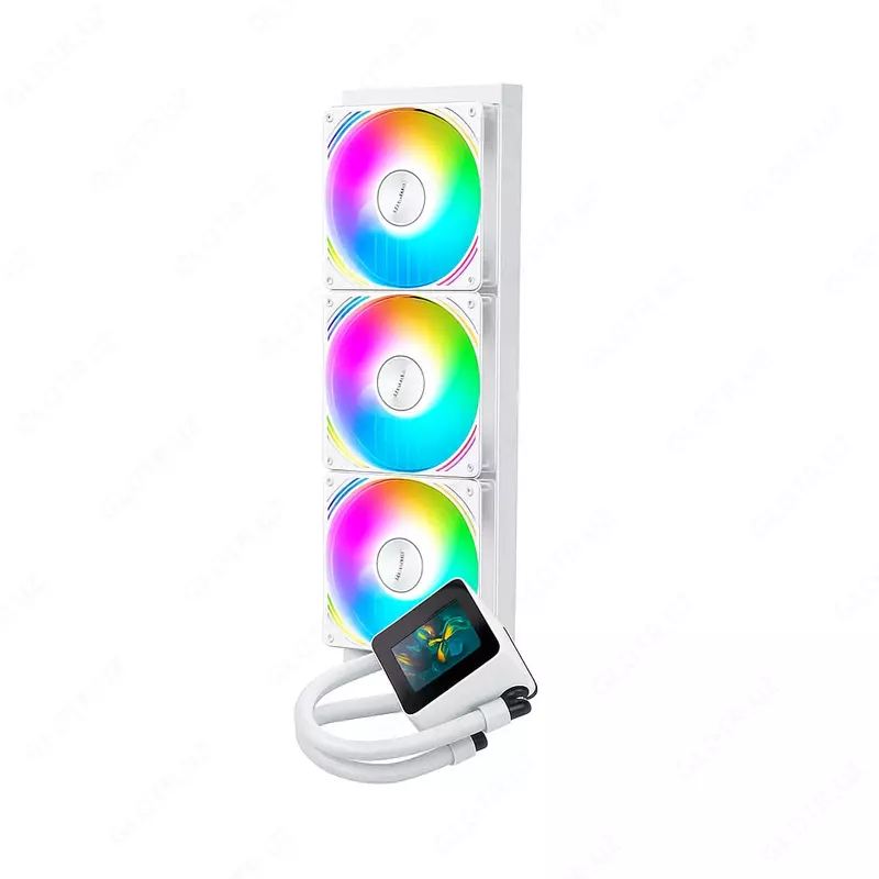 Система жидкостного охлаждения процессора "Huntkey" Elexir V360, LGA1700, White (Арт. - 09274)