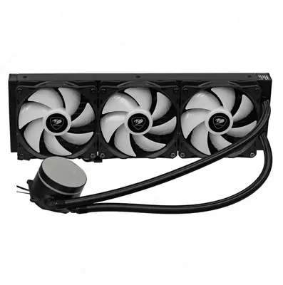 Cougar Poseidon Elite suyuq protsessor sovutish tizimi, ARGB 360, qora, HD LCD (mahsulot raqami 09358)