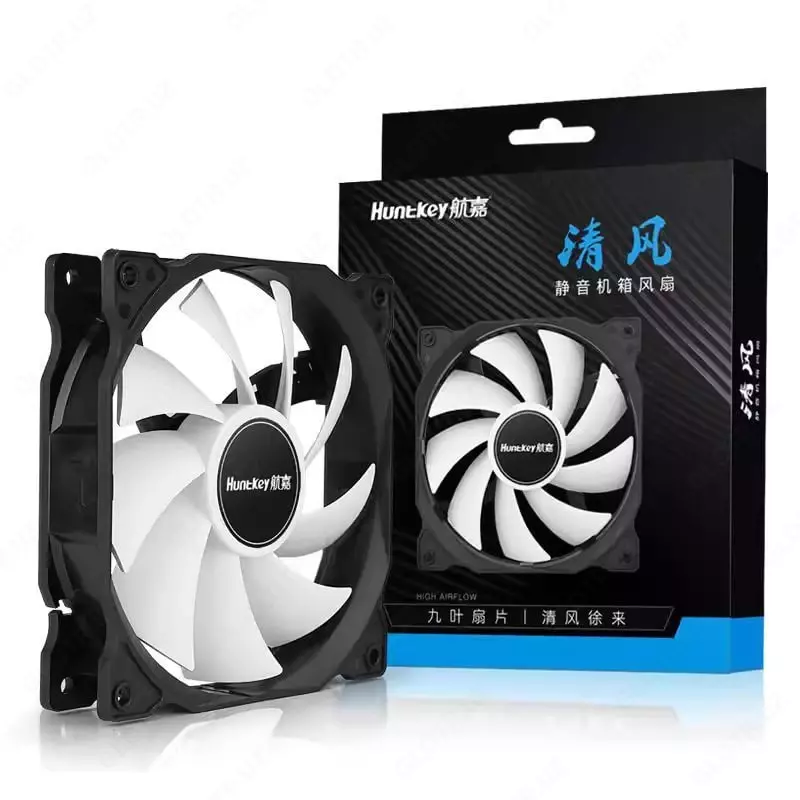 Корпусной вентилятор "Huntkey" GS120 Black (Арт. - 09364)