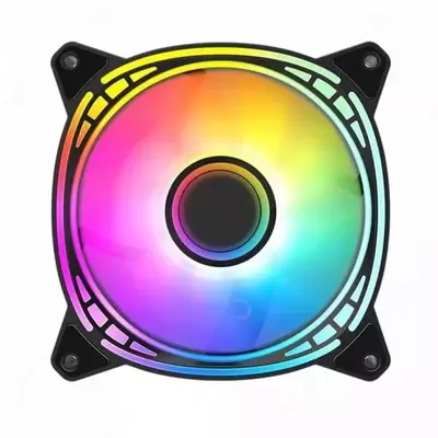 Корпусной вентилятор "Huntkey" Fan GX120, ARGB, Black (Арт. - 09365)