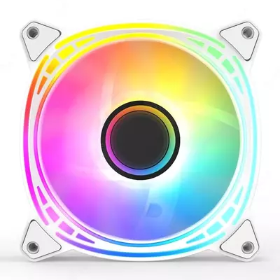 Huntkey Fan GX120, ARGB, Oq (Mahsulot raqami 09366)