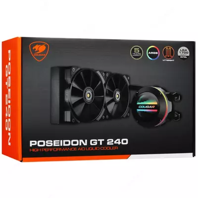 Cougar Poseidon GT 240 suyuq protsessor sovutish tizimi (mahsulot raqami 09160)