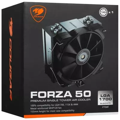 Cougar Forza 50 protsessor sovutgichi (havo) (Mahsulot raqami 09140)