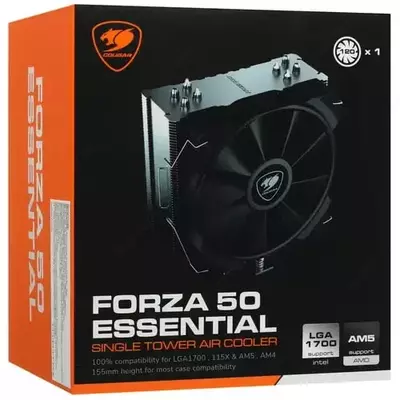 Кулер для процессора (воздушный) "Cougar" Forza 50 Essential (Арт. - 09228)