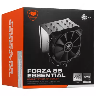 Cougar Forza 85 Essential CPU Cooler (Havo) (Mahsulot raqami 09227)