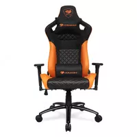 Игровое компьютерное кресло Cougar Explore S (Арт. - 46004) Черное/оранжевое