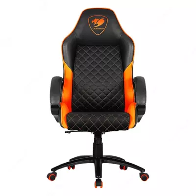 Игровое компьютерное кресло "Cougar" FUSION Orange (Арт. - 46008) Черное/оранжевое