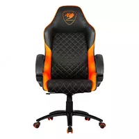 Игровое компьютерное кресло Cougar FUSION Orange (Арт. - 46008) Черное/оранжевое