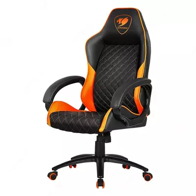 Игровое компьютерное кресло "Cougar" FUSION Orange (Арт. - 46008) Черное/оранжевое