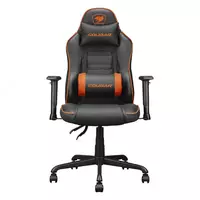 Игровое компьютерное кресло Cougar Fusion S (Арт. - 46129) Черное/оранжевое
