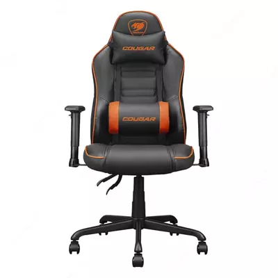 "Cougar" o'yin kompyuter kreslosi Fusion S (Art. - 46129) Qora/To'q sariq