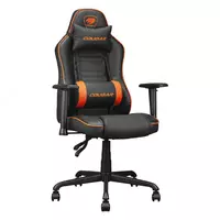  Игровое компьютерное кресло Cougar Fusion S (Арт. - 46129) Черное/оранжевое - 