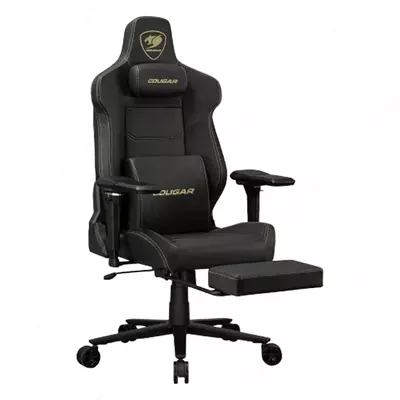 "Cougar" o'yin kompyuter kreslosi Armor EVO M Gold (Art. - 46158) Qora/oltin rang