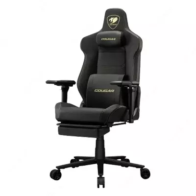 "Cougar" o'yin kompyuter kreslosi Armor EVO M Gold (Art. - 46158) Qora/oltin rang