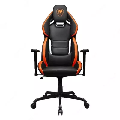 Cougar Hotrod o'yin stul (46028-sonli mahsulot) Qora/To'q sariq