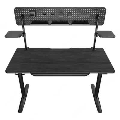 Игровой компьютерный стол (электропривод) "Cougar" E-ODYSSEY (Арт. - 46173) Черный