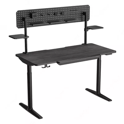 Игровой компьютерный стол (электропривод) "Cougar" E-ODYSSEY (Арт. - 46173) Черный