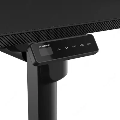 Игровой компьютерный стол (электропривод) "Cougar" E-Grav 180 Black EU (Арт. - 46181) Черный
