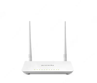 Wi-Fi роутер "Tenda" D301, ADSL/Ethernet, 2 антенны (Арт. - 1753) Белый