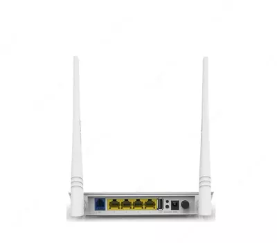 Wi-Fi роутер "Tenda" D301, ADSL/Ethernet, 2 антенны (Арт. - 1753) Белый