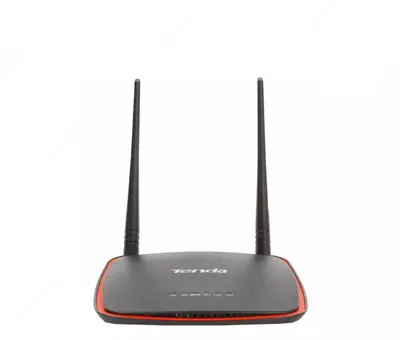 Точка доступа (Wi-Fi роутер) "Tenda" AP4, 2 антенны (Арт. - 17213) Черный/красный