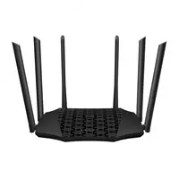 Двухдиапазонный Wi-Fi роутер (гигабитный) Tenda AC21  6 антенн (Арт. - 17375) Черный