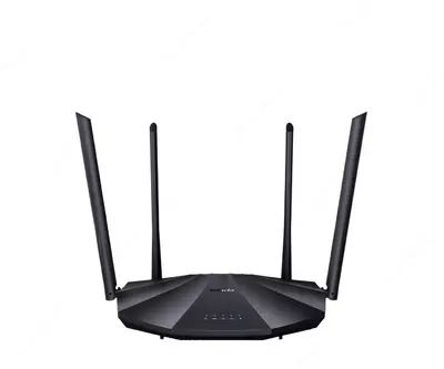 Двухдиапазонный Wi-Fi роутер (гигабитный) "Tenda" AC19 Ethernet, 4 антенны (Арт. - 17345) Черный