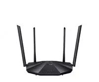 Двухдиапазонный Wi-Fi роутер (гигабитный) Tenda AC19 Ethernet  4 антенны (Арт. - 17345) Черный