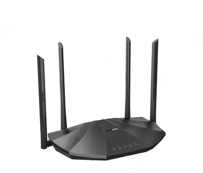 Двухдиапазонный Wi-Fi роутер (гигабитный) "Tenda" AC19 Ethernet, 4 антенны (Арт. - 17345) Черный