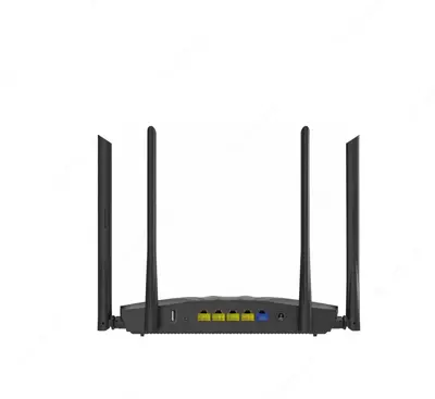 Двухдиапазонный Wi-Fi роутер (гигабитный) "Tenda" AC19 Ethernet, 4 антенны (Арт. - 17345) Черный