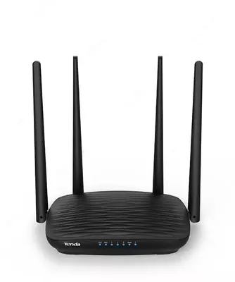 Двухдиапазонный Wi-Fi роутер (гигабитный) "Tenda" AC5 Ethernet, 4 антенны (Арт. - 17187) Черный