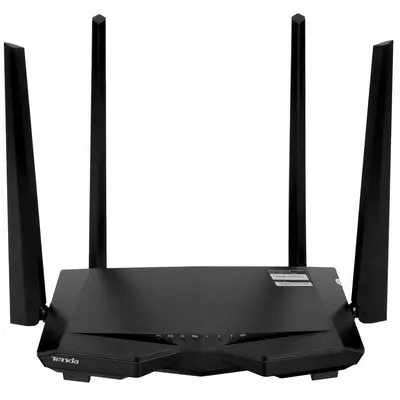 Двухдиапазонный Wi-Fi роутер (гигабитный) "Tenda" AC6 Ethernet, 4 антенны (Арт. - 17154) Черный
