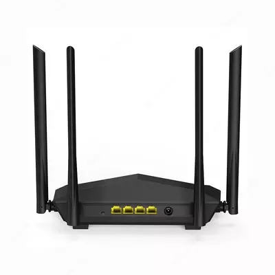 Двухдиапазонный Wi-Fi роутер (гигабитный) "Tenda" AC6 Ethernet, 4 антенны (Арт. - 17154) Черный