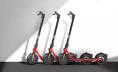 Segway Ninebot D38E, elektr samokat, shahar samokati, 25 km soat samokat, 38 km yurish masofasi, Ninebot samokat,
