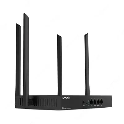 Tenda W15E ikki diapazonli router (Megabit), 4 ta antennaga ega (mahsulot raqami 17185) Qora