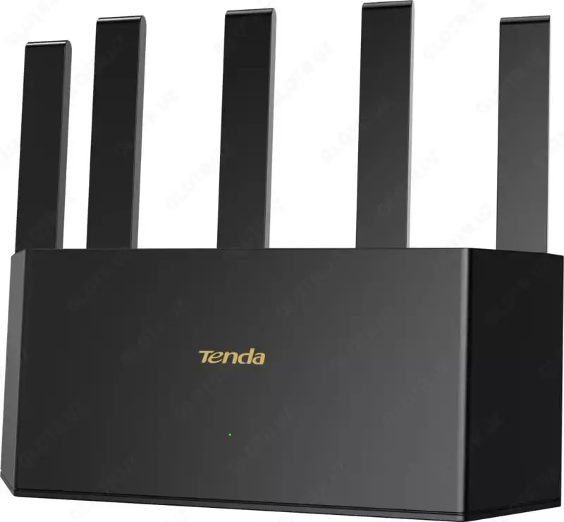 Двухдиапазонный маршрутизатор (гигабитный) "Tenda" TE6L Pro, 5 антенн (Арт. - 17630) Черный