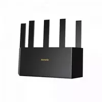   Tenda TE6L Pro 5 antenn ikki diapazonli gigabitli router (mahsulot raqami 17630) Qora