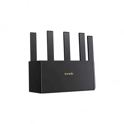Tenda TX2L Pro 5 antenn ikki diapazonli gigabitli router (mahsulot raqami 17631) Qora