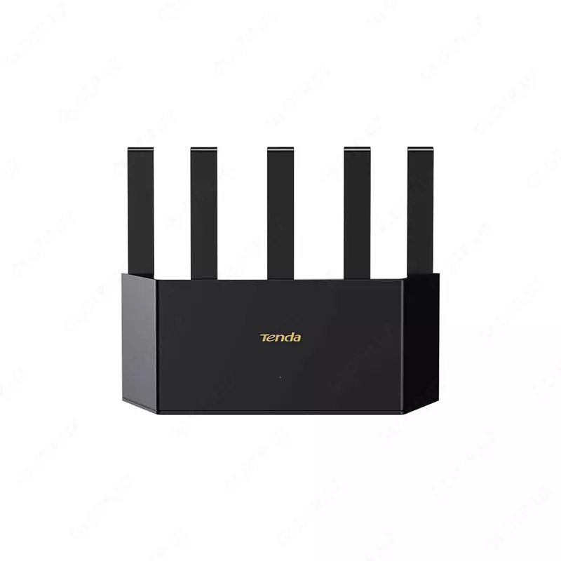 Tenda TX2L Pro 5 antenn ikki diapazonli gigabitli router (mahsulot raqami 17631) Qora