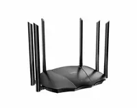 Tenda TX3000 Pro 6 ta antennali ikki diapazonli gigabitli router (mahsulot raqami 17633) Qora