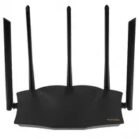 Tenda TX12 Pro 5 ta antennali ikki diapazonli gigabitli router (mahsulot raqami 17634) Qora
