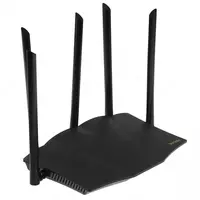  Tenda TX12 Pro 5 ta antennali ikki diapazonli gigabitli router (mahsulot raqami 17634) Qora - 