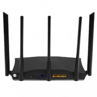   Tenda TX12 Pro 5 ta antennali ikki diapazonli gigabitli router (mahsulot raqami 17634) Qora