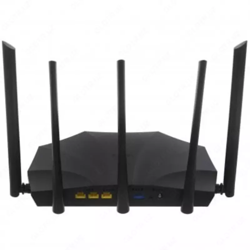 Tenda TX2 Pro 5 ta antennali ikki diapazonli gigabitli router (mahsulot raqami 17635) Qora